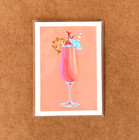 ACEO original,2.5x3.5 in, Pina Colada, Cocktail, Bar, Drink, Food, Pinapple — photo 1