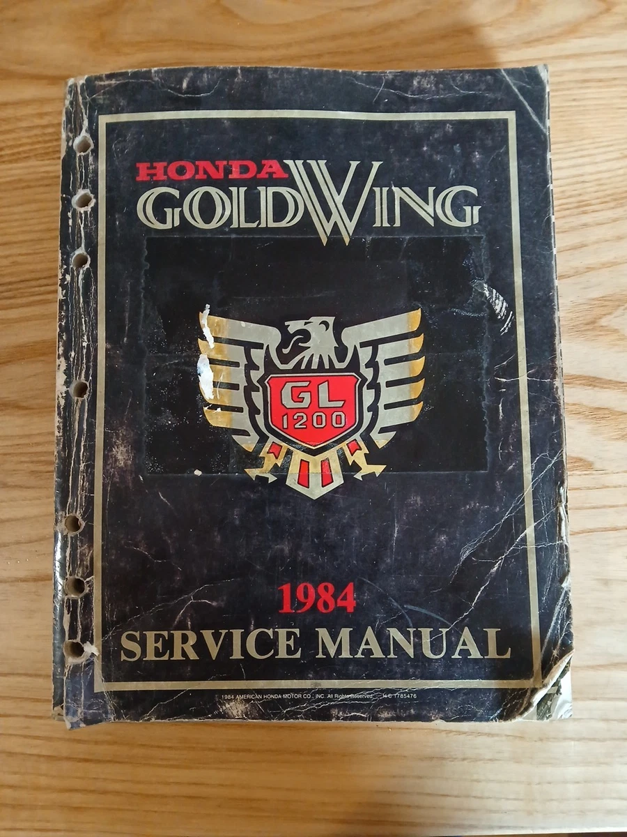 25+ Goldwing 1200 GL1200 Motorcycle Repair Manuals & Literature
