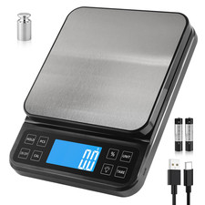 BOMATA Large Kitchen Scale with 0.1G High Precision, Capacity 5Kg, Bakery Scale