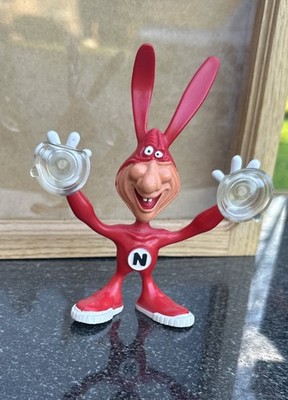1989 Dominos Pizza Noid Bendable Figure With Suction Cups Window