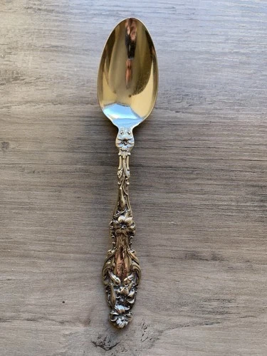 Whiting Lily Sterling Serving Spoon 8 1/8"