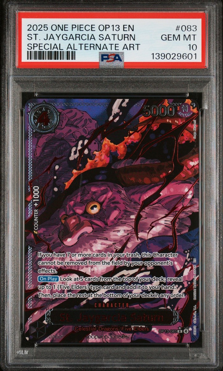 2025 ONE PIECE OP13-CARRYING ON HIS WILL #083 ST. JAYGARCIA SATURN