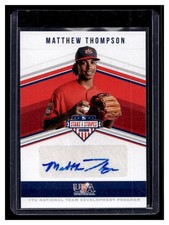 Thompson, Matthew - 2018 USA Baseball - Autograph - 151/175