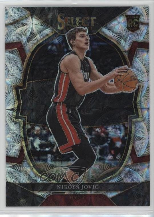 2022-23 Panini Select Concourse Scope Prizm Nikola Jovic #91 0x3f