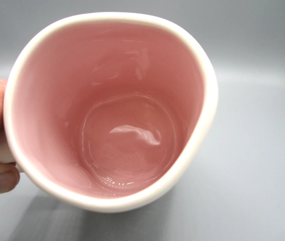 Rae Dunn & Disney "True Love & Rose" White, Pink Princess Coffee Mug 20 oz (351) - Image 3 of 4