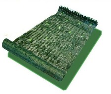 SIEPE SINTETICA ARTIFICIALE FINTA SCHERMO TOTALE 2400 FOGLIA LAURO EDERA 3x1