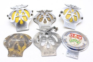 F x5 Vintage Collection Of Car Badges Inc AA 4E89754 & Institute Of Marketing