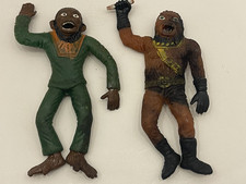 PAIR Of 1973 Planet Of The Apes Mega Jiggler Figures, Apjac Productions
