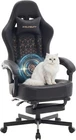 Gaming Chair Breathable Leather W/ Pocket Spring Cushion Wide & High Ergonomic