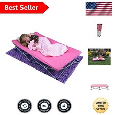 My Cot Portable Toddler Bed - Pink, Lightweight  Durable for Travel
