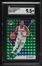 2019-20 Panini Mosaic Rookies Green Prizm RJ Barrett #229 SGC 9.5 Mint+ 0nr3