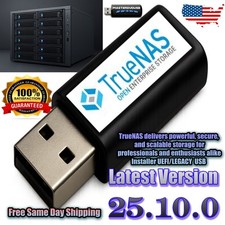 TrueNAS 25.10.0 USB Installer Flash Drive – Build a Rock‑Solid Home Cloud Server