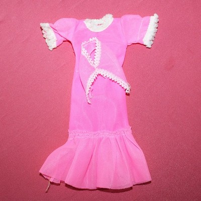 Rosa Kleid für Sindy's Puppe 12S03 / Barbie Vintage