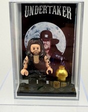 WWE The Undertaker Custom Made Mini Figure with Display Case Wrestling Figure