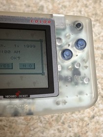 Neo Geo Pocket Color SNK Console Crystal Clear