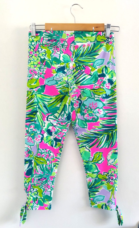 NEW Cute LILLY PULITZER Girls Maia Multi Early Bloomer Leggings XL ( 12-!4)