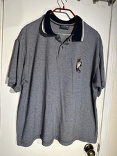Vintage Looney Tunes Tasmanian Devil Taz Golf Polo Shirt XL