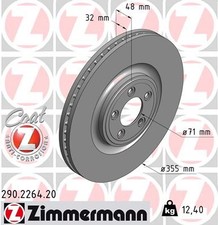 ZIMMERMANN 290.2264.20 Disque de frein pour JAGUAR