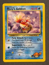 Misty's Goldeen 85/132 Gym Heroes Series Common Basic Pokemon Card WOTC 2000 NM