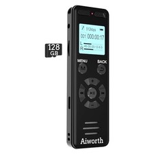 136GB Digital Voice Recorder for Lectures Mettings - 9860 Hours Sound Voice