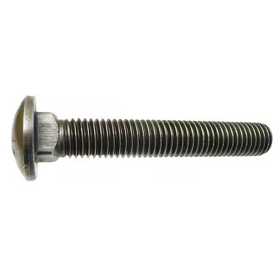 Carriage Bolt, Square Neck, 3/4''-10, 2-1/2 In L, Steel, Grade 8, Plain, 10 Pk,