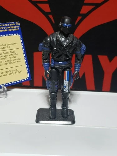 2000 Hasbro G.I Joe ARAH Snake Eyes V9 Complete With File Card & Accessories