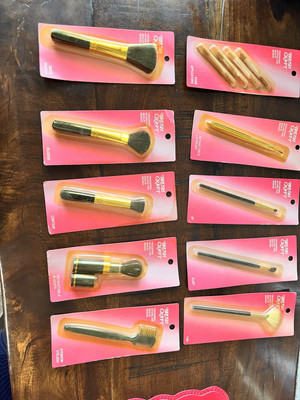 Vintage Brush Craft Makeup Brushes Lot Of 10 New In Box.
