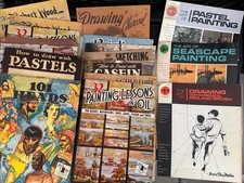 WALTER T FOSTER And Grumbacher Lot Of 23 Vintage How To Draw And Paint Art Books