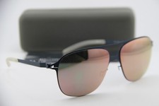 NEW MYKITA SCHORSCH COL 216 BLUE GUNMETAL MIRRORED AUTHENTIC SUNGLASSES 60-15
