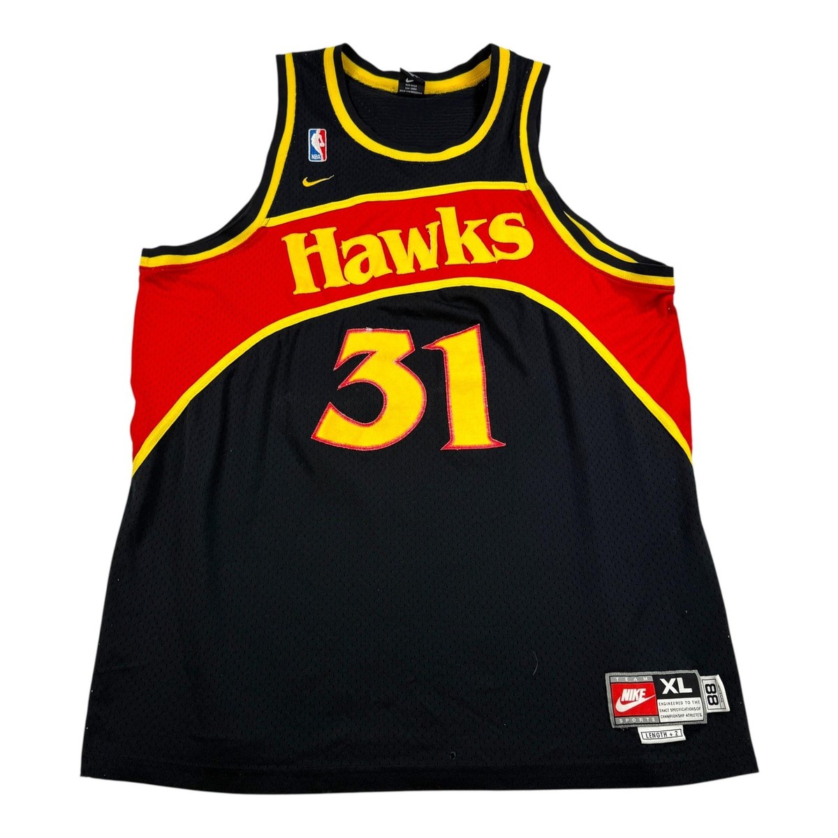 Vintage Atlanta Hawks Jersey Mens XL NBA Basketball Jason Terry