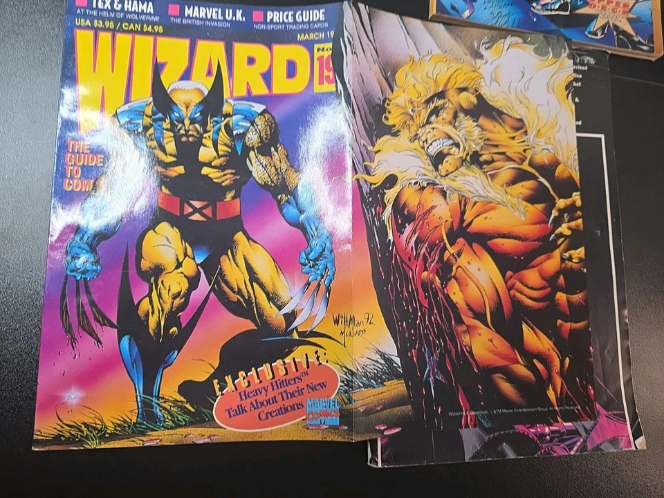 LOT OF 5 WIZARD MAGAZINES Comic Book Price Guide 1993 OVERSTREET 1991 - Image 4 of 4