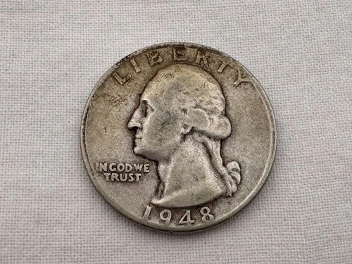 1948 P U.S. Washington Silver Quarter IU-1