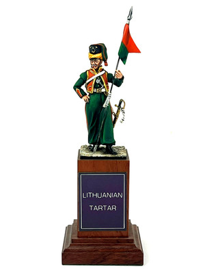 Bonapartes Litauischer Tatar 54mm Napoleonischer Weißmetallbausatz Figur Pro Painted