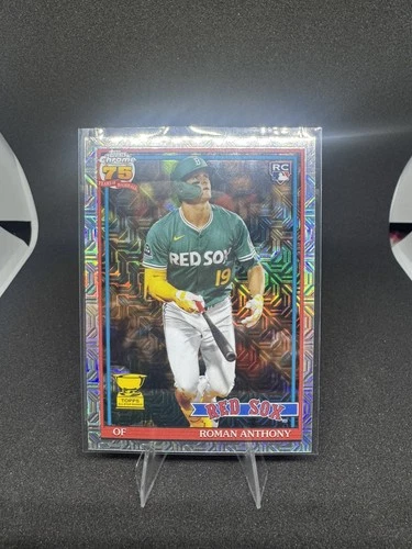 2026 Topps Series 1 Roman Anthony Silver Pack Chrome Mojo (RC) #91C-60 Red Sox