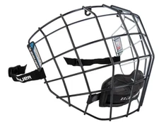 Bauer III Hockey Facemask- Color 12 (Black Outside- White Inside)