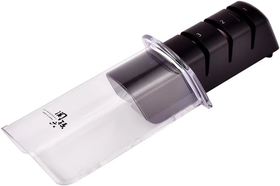 Seki Magoroku Diamond and Ceramic Sharpener (AP-0308), Black/White, 141 * 51 * 5