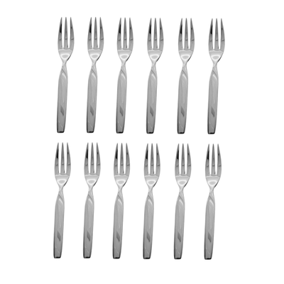 Gala Impulse Oneida USA Set of 10 Stainless Steel 6 3/8 Inch Salad