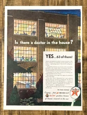 Texaco Fire-Chief Sky Chief Gasolines WWII Vintage Print Ad 1944 #0397