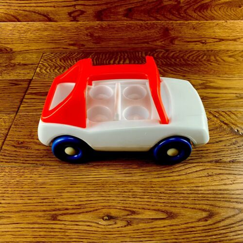 Vintage 1980s Little Tikes Toddle Tots Family Car Push Along Vgc - Picture 1 of 11