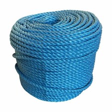 6mm x 30 metres Blue Strand Polypropylene Rope marine trailer fishing truck van