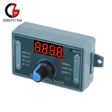 DC5V 12V 24V Adjustable Time Delay Relay Module LED Digital Timer Control Switch