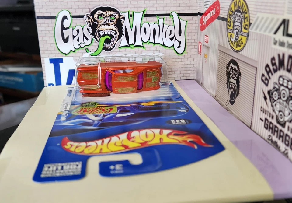 👓Hot Wheels 2002 #042 1st Edition🚘'64 Buick RIVIERA LOWRIDER Met Orange⭐PR5 - Image 4 of 4