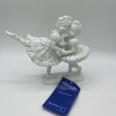 Vintage Department 56 Sugar Plum Fairies Silhouette Treasures Ballet Nutcracker