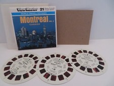 View-Master GAF 55C World Travel/Voyages 2 Montreal Canada 3 Reel Set