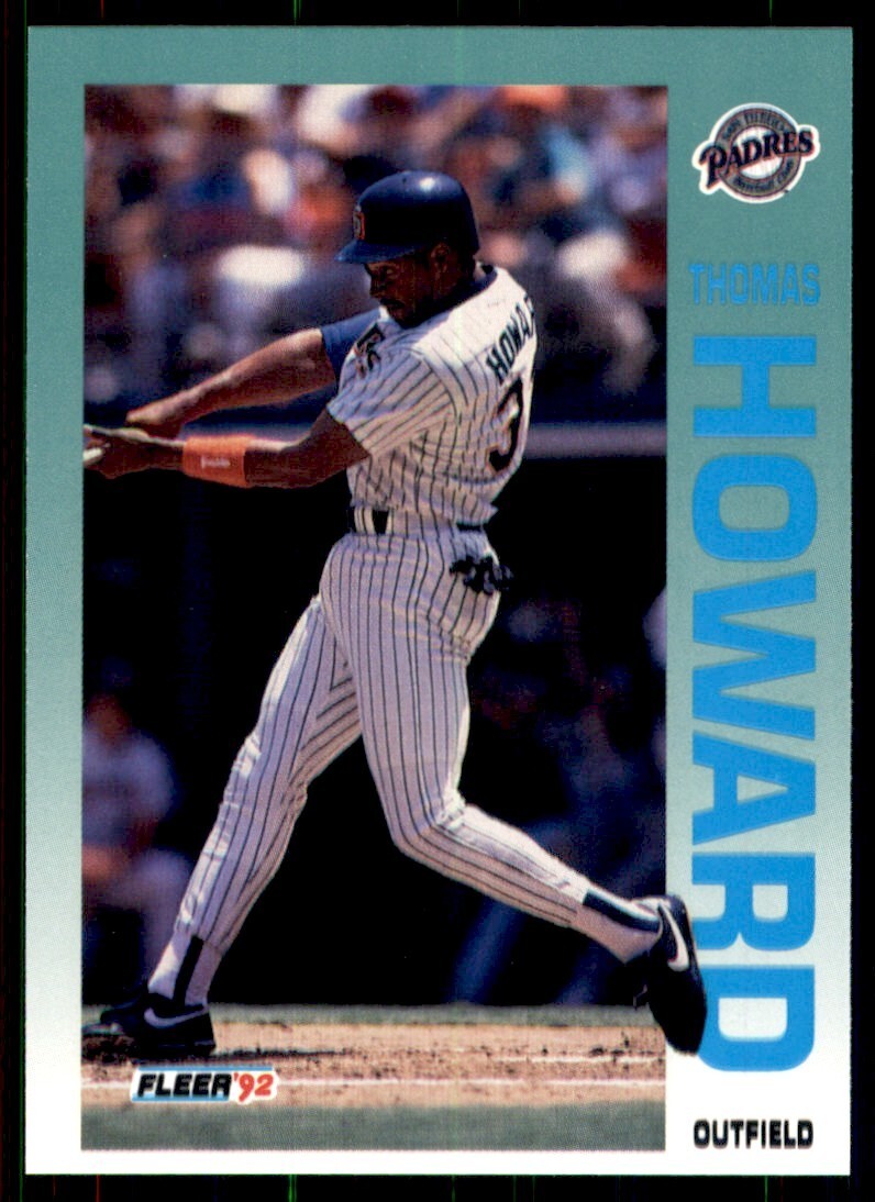 1992 Fleer #607 Thomas Howard
