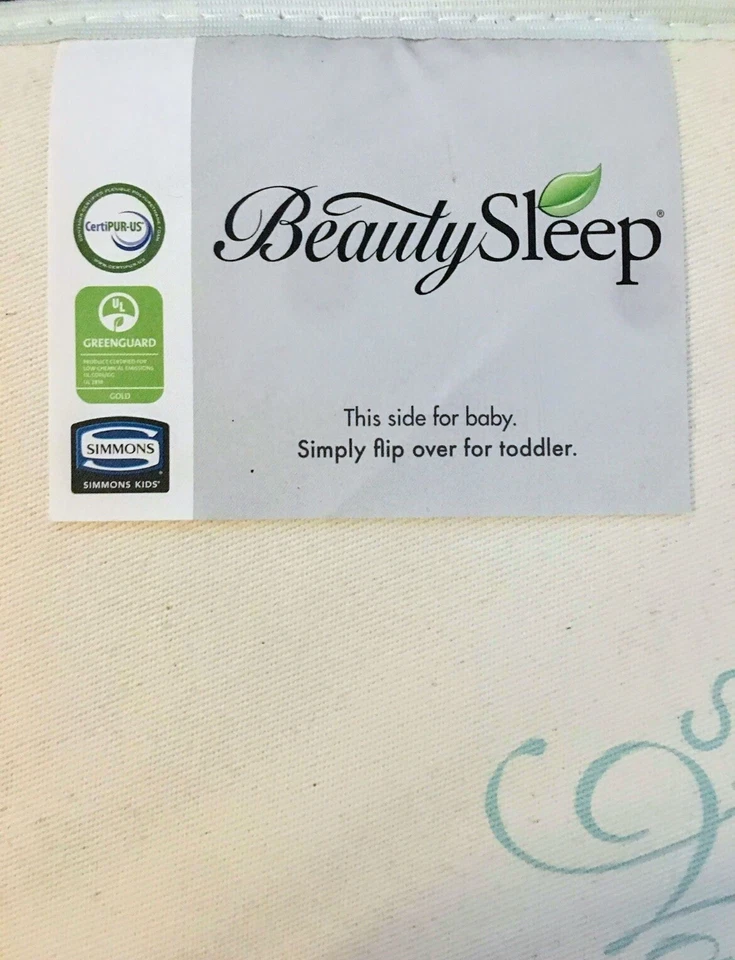 Матрас для ребенка ясельного возраста Simmons Beauty Sleep Slumber Time б/у в отличном состоянии - только самовывоз - Изображение 2 из 4