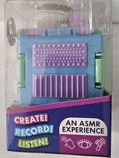 SENSORY FX-ASMR RECORDER CUBE-ODDLY Satisfying FIDGET/TOY-BLUE/GREEN-SERIES 2