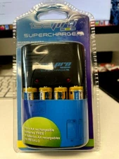 I3ePro BP-SCH1 Supercharger Ni-MH Rechargeable Battery Charger w/4 AA Batteries