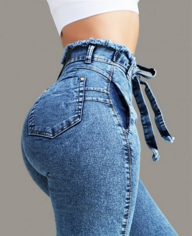 Pantalones Jeans Vaqueros De Mezclilla Colombianos Levanta Cola Ropa De  MujeR