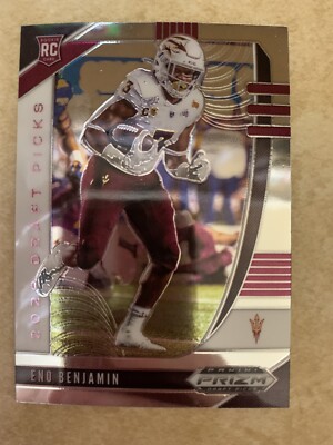 Eno Benjamin Rookie Card - 2020 Panini Prizm Draft Picks (PWE)